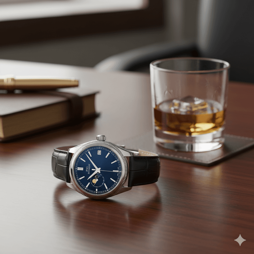 Basic result: luxury watch on table